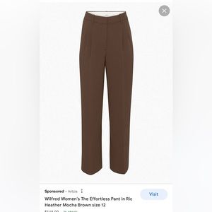 Aritzia Effortless Pant